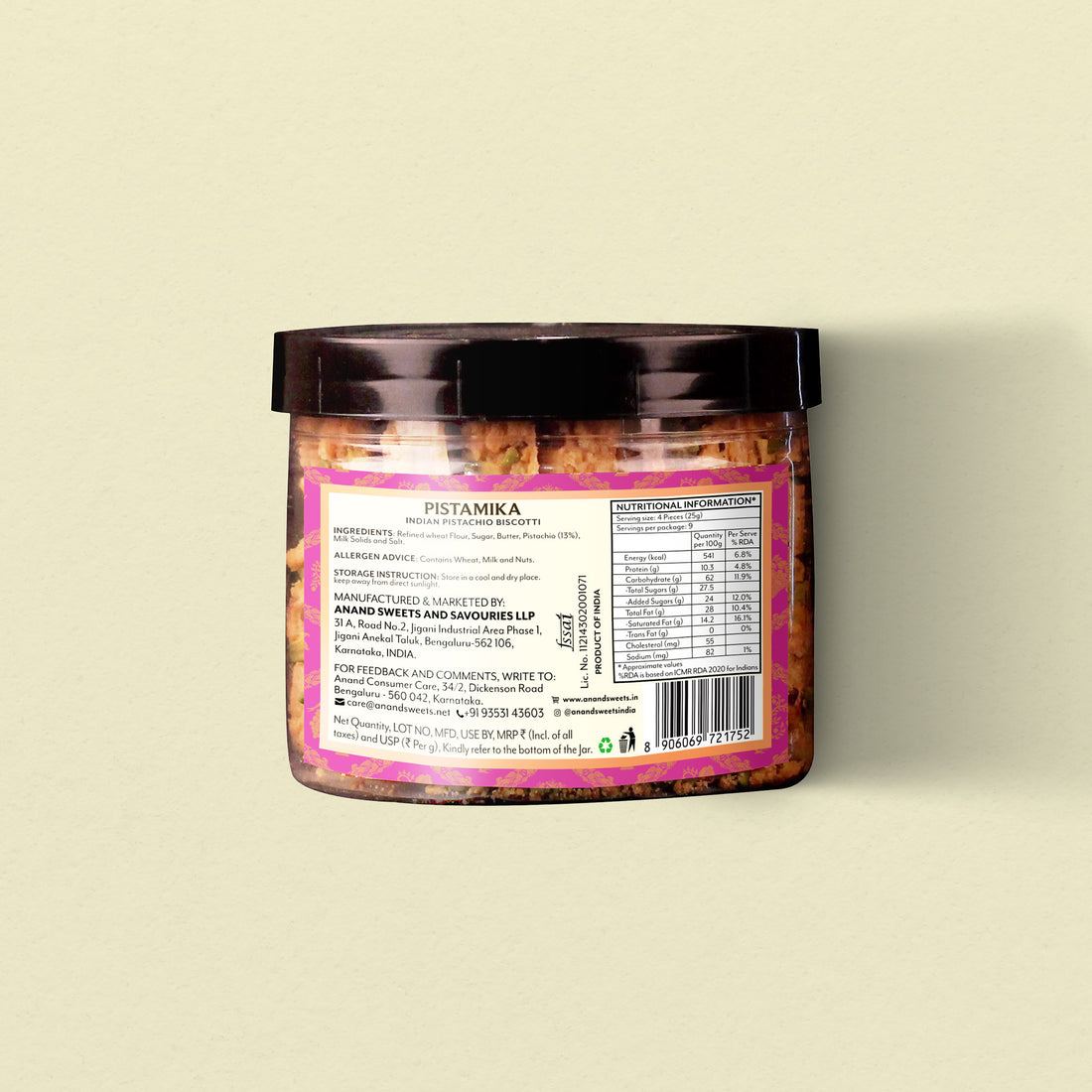 Pistamika 225g