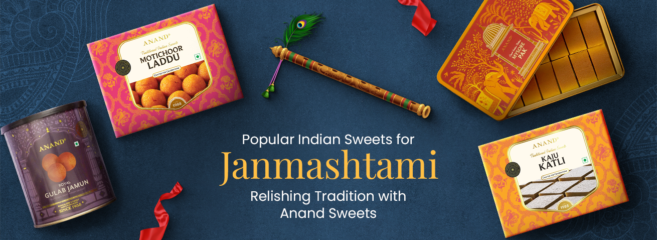 janmastami, motichur laddu, kaju katli 