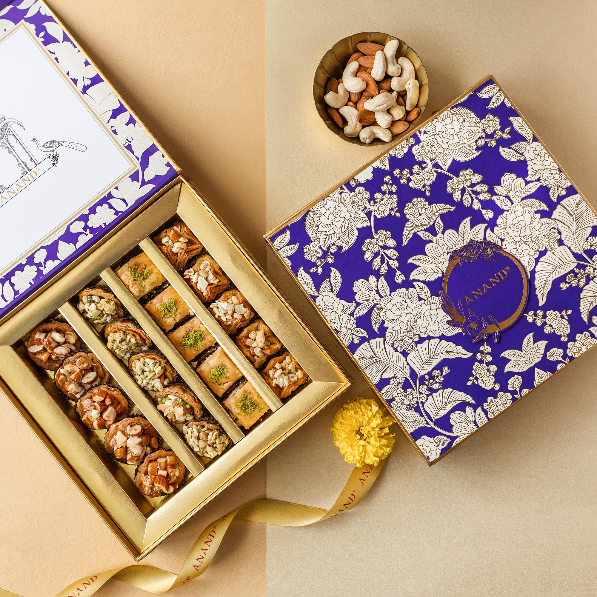 Anand Royal Baklava (4 Variety) Sweets Gift Box 450 gm