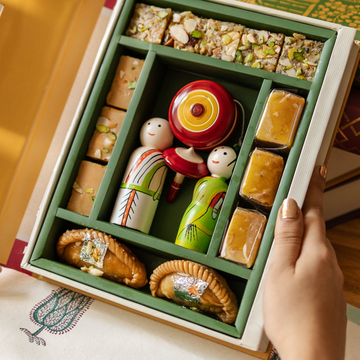 Heritage of Channapatna - Assorted Sweets Box with Toy