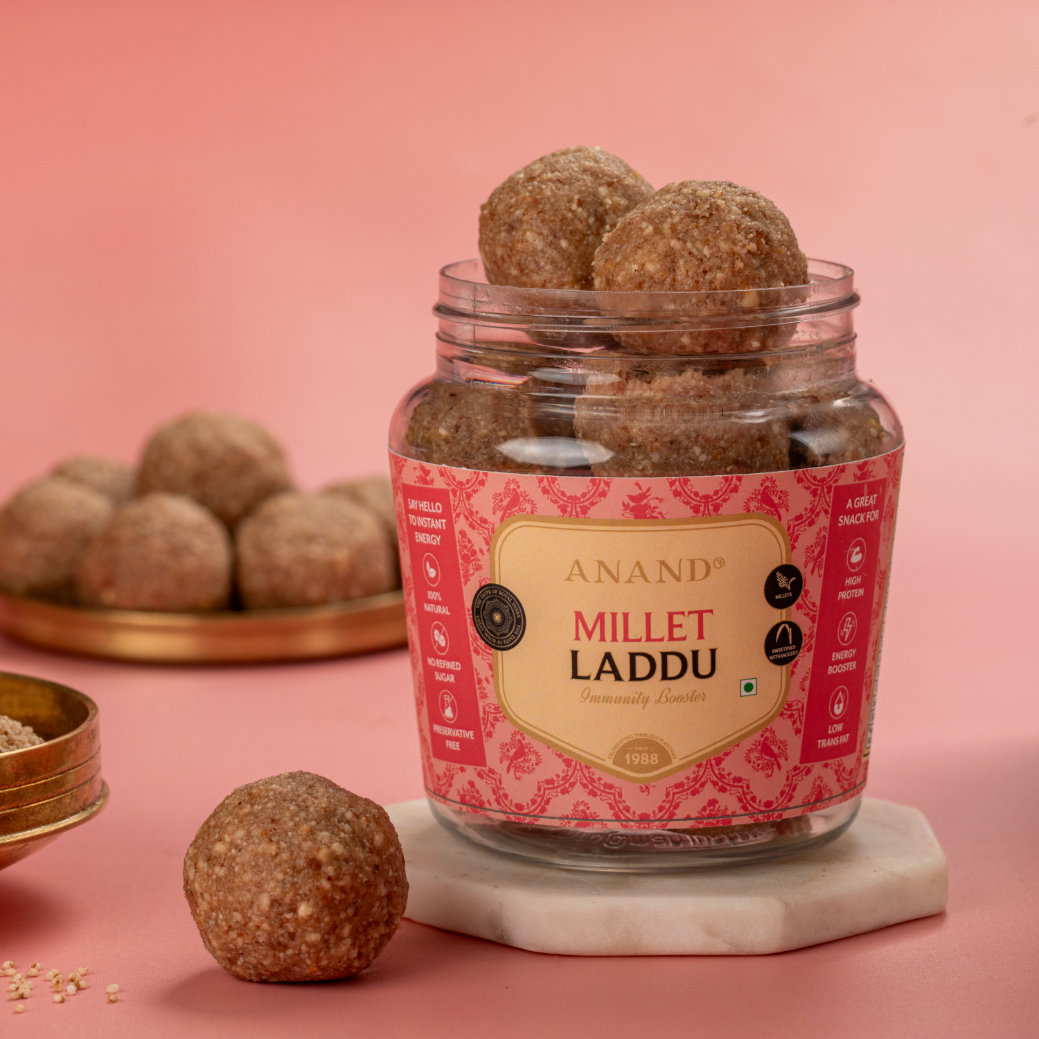 Anand Jaggery Millet Laddu 225g