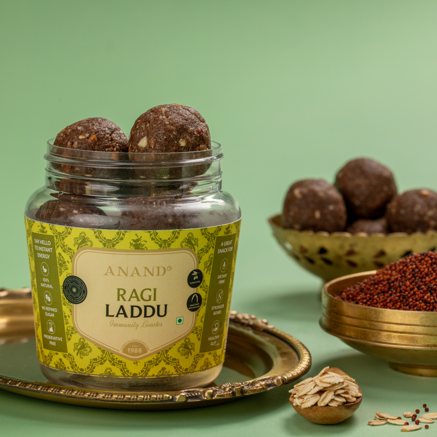 Anand Jaggery Ragi Laddu 225g