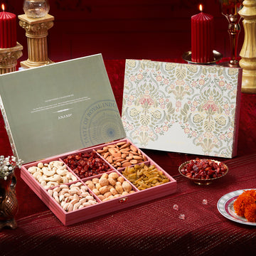 TRAVANCORE Dry Fruits Wooden Box 450g