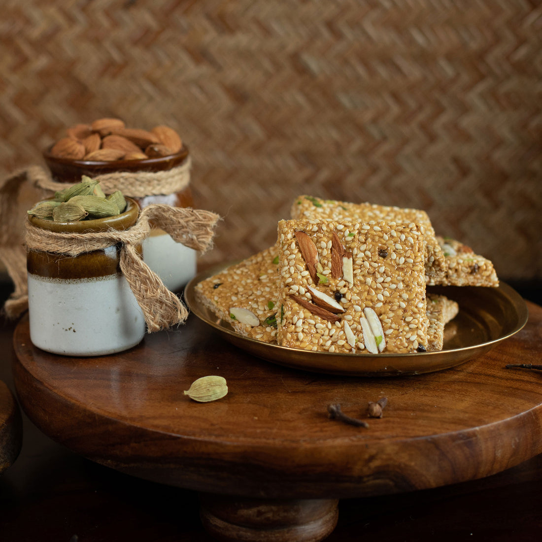 Winter Special Gur Badam Til Patti